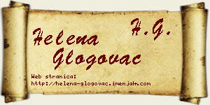 Helena Glogovac vizit kartica